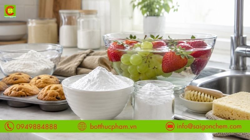 Baking soda và các ứng dụng phổ biến